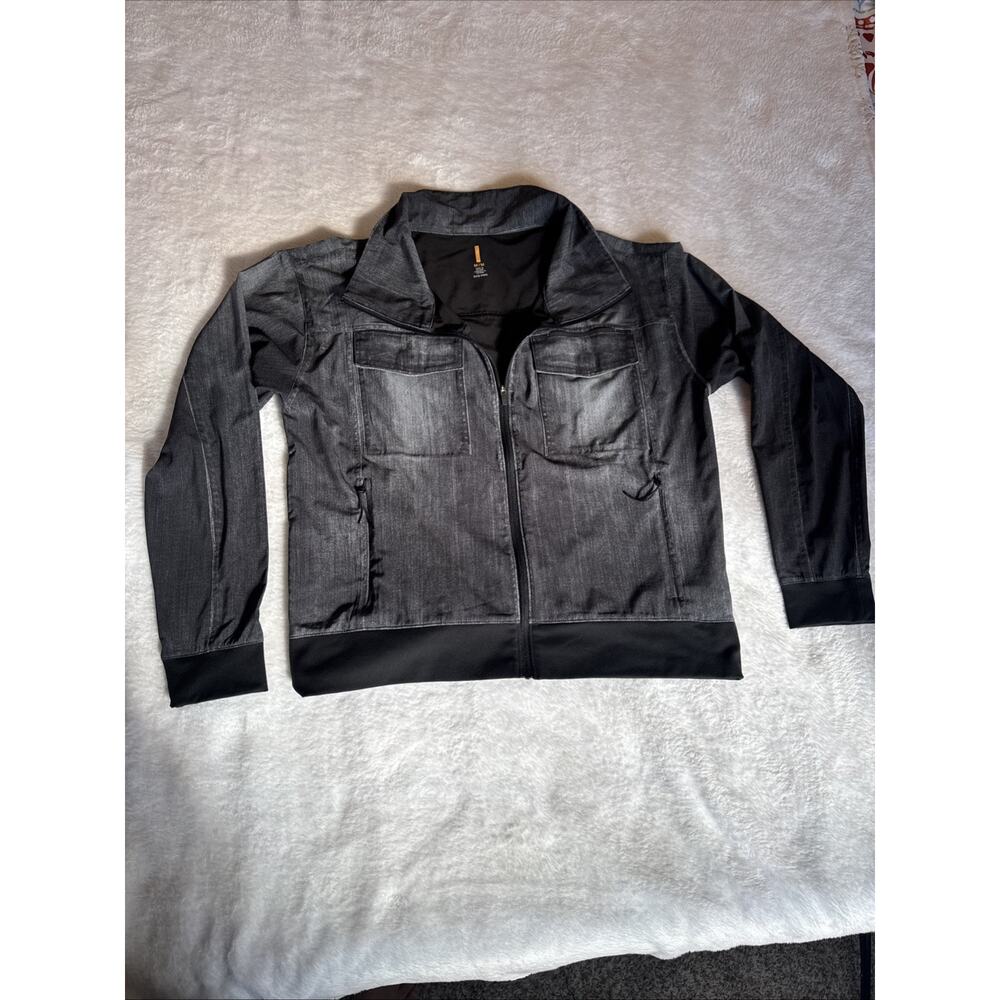 Lucy Gray Zip-Up Jean-Style Jacket